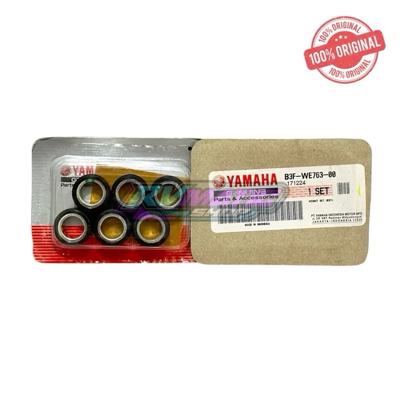 thumbnail image 2 of Genuine Yamaha Transmission Clutch Roller Set 12g For Zuma 125 BWS X (5UA-WE763-00) 2 of 4