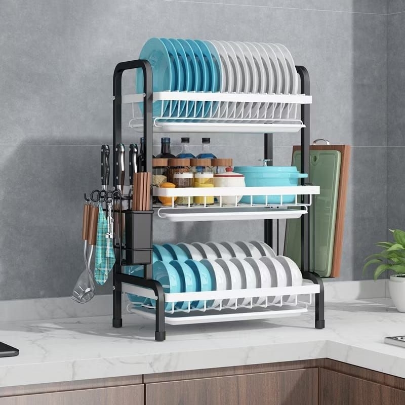 Jual Rak piring/rak piring dapur/tempat mangkok,piring,gelas/rak bahan ...