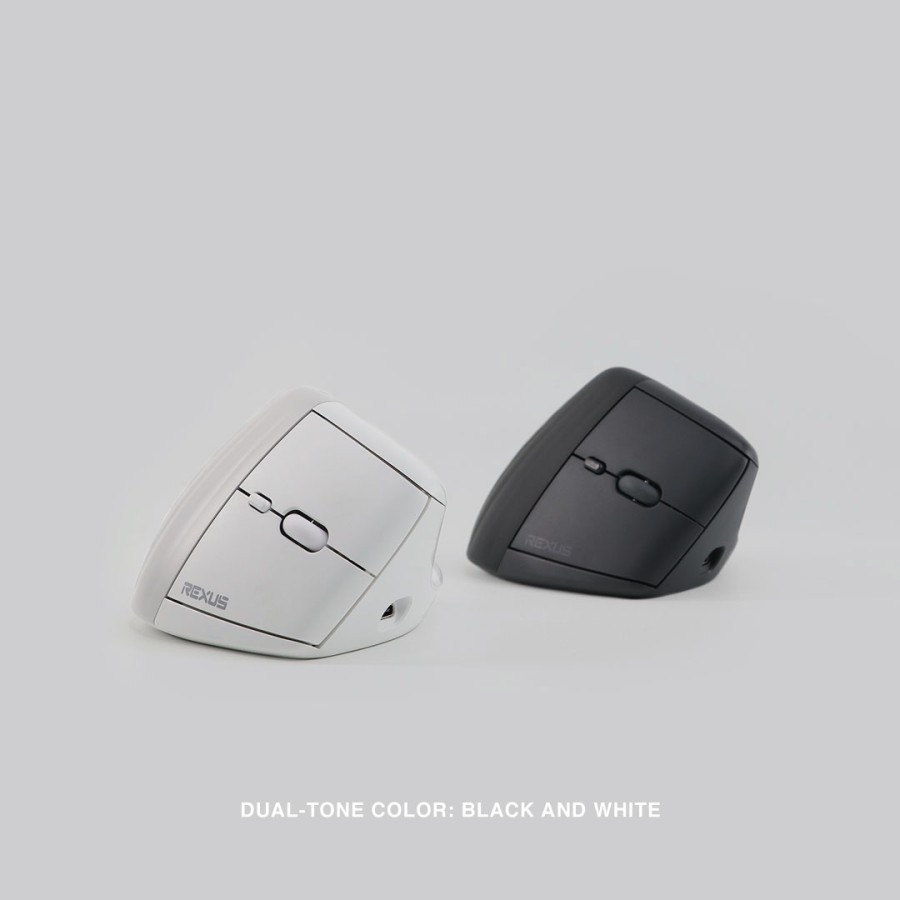 Jual Rexus Mouse Vertical Wireless Clif II QV-270 Bluetooth + USB ...