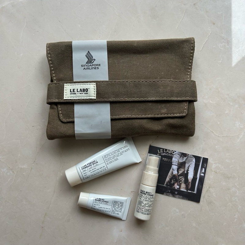 Jual Le Labo Singapore Airlines SQ Amenity Kit Business Class | Shopee ...