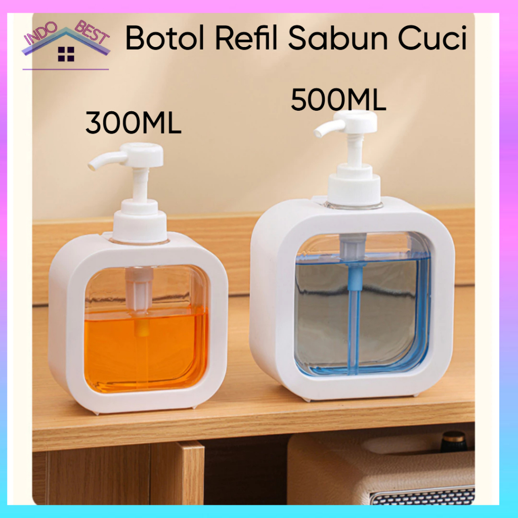 Jual Indoboss | Dispenser Sabun Cuci Tangan Cair Estetik Botol Refil ...