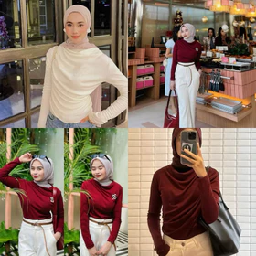 Girlfashionstory Sr April Atasan Blouse Lengan Panjang