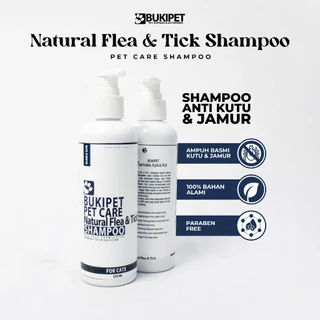 Shampo Kucing Anti Jamur Shampoo Anti Rontok โ BUKIPET Natural Flea & Tick
