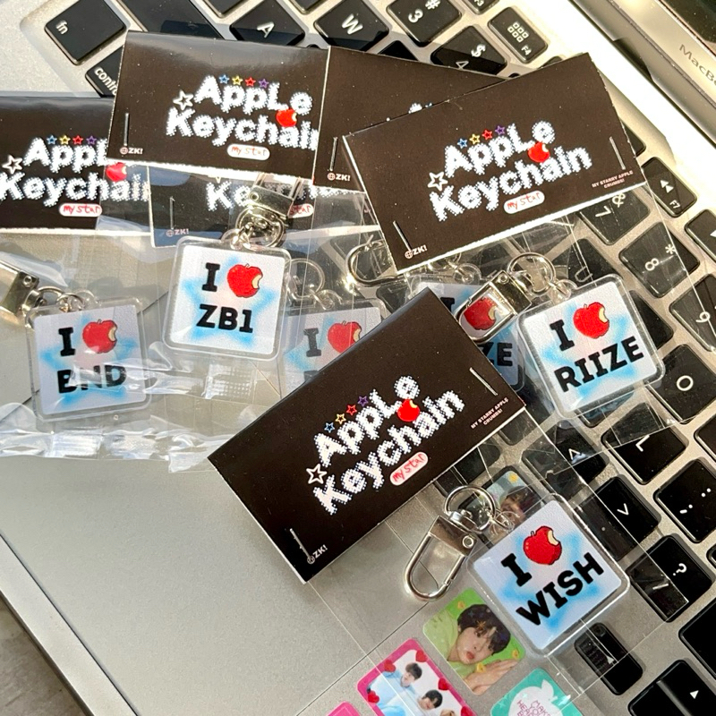 Jual APPLE KEYCHAIN [WISH, RIIZE, BND, ZB1] | Shopee Indonesia