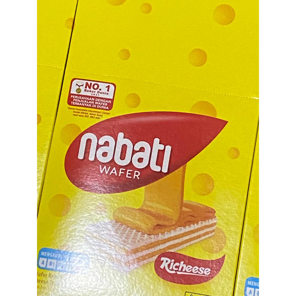 Jual Richeese Nabati Wafer Keju Box Isi 20 Pcs x 6 Gram | Shopee Indonesia