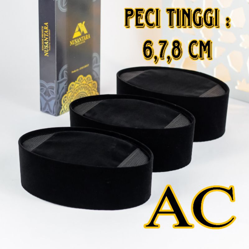 (COD) PECI SONGKOK TINGGI 6 7 8 CM AC KUALITAS PREMIUM BAHAN TERBAIK