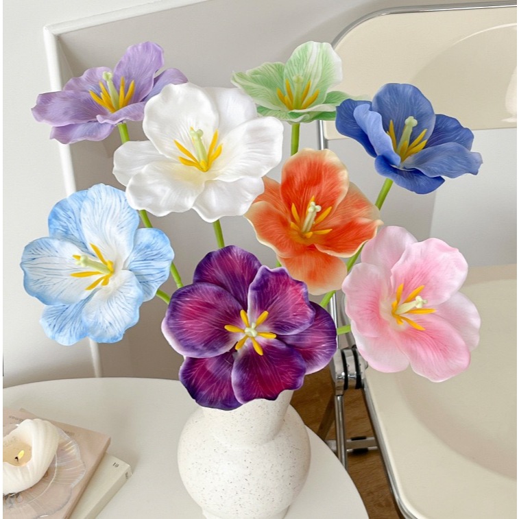 Jual Bunga simulasi Tulip/imitasi/Bunga dekorasi rumah/Tulip tanpa daun ...