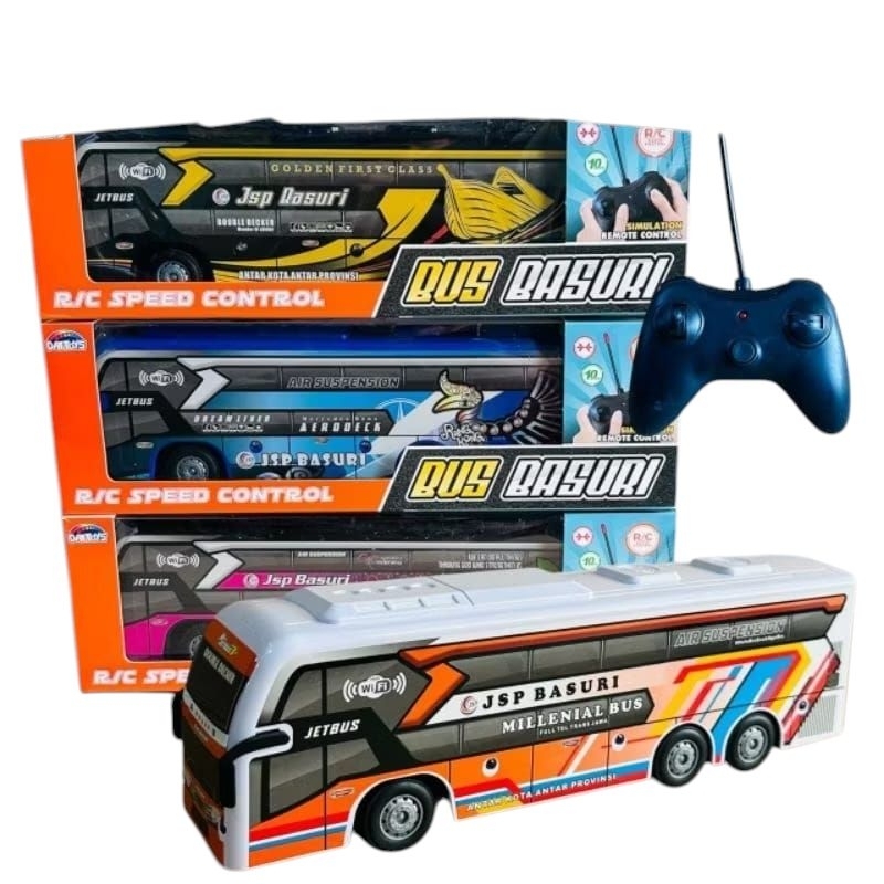 Jual MOBIL REMOTE BUS BASURI R/C SPEED CONTROL BUS BASURI JSP BASURI ...