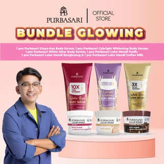 [DAPAT 2] RUBEN ONSU X Purbasari Body Serum Series / Body Serum Purbasari Whitening 180 gr + Lulur Mandi 100 gr