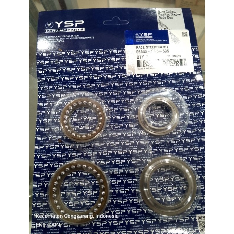 Jual Komstir GN5 Race Steering Kit YSP FCC Genuine part Honda metik ...