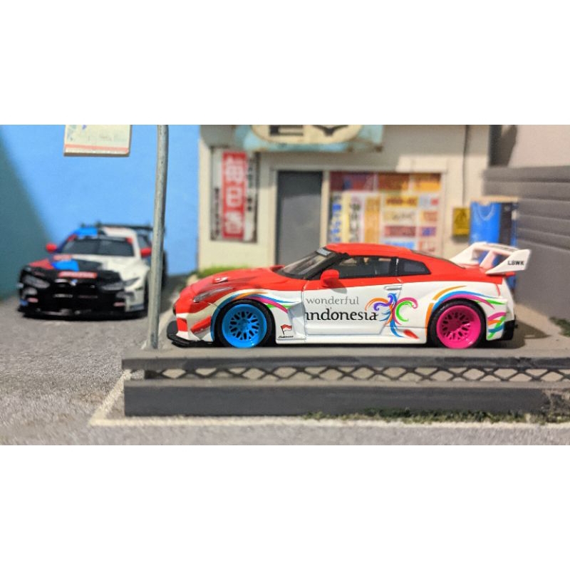 Jual MINI GT NISSAN SKYLINE LB-WORKS GT-R34 WONDERFUL INDONESIA OPEN ...