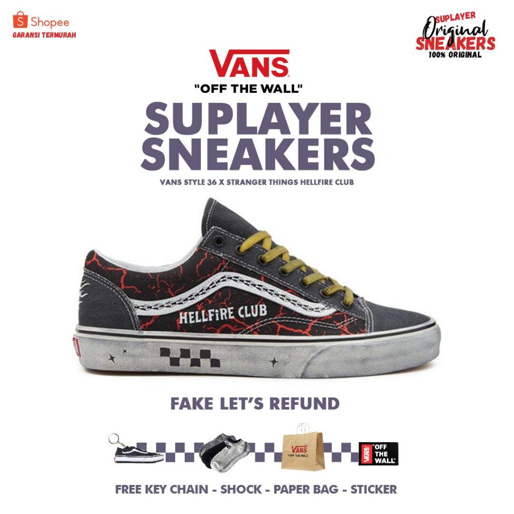 Jual Vans Style 36 x Stranger Things Hellfire | Shopee Indonesia