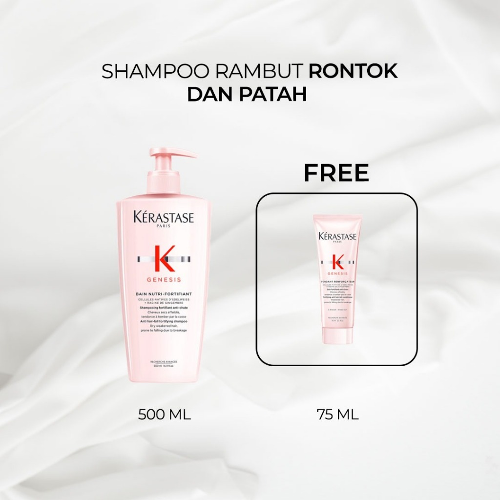 Jual Kerastase Genesis Bain Nutri 500ml(Shampoo rambut rontok dan patah ...