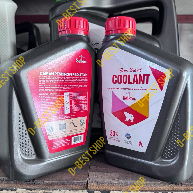 Jual Air radiator Seiken japan 30% - Merah 1 liter | Shopee Indonesia