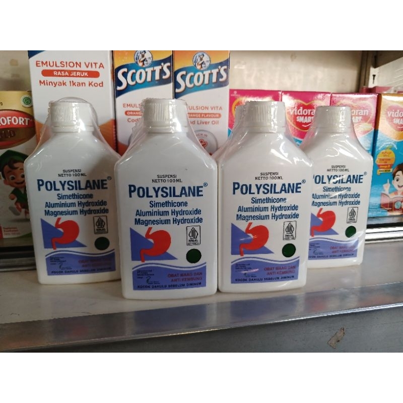 Jual POLYSILANE suspensi 100ml//per botol //per tablet | Shopee Indonesia
