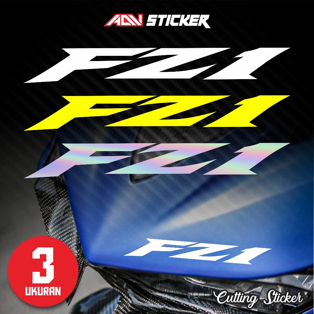 Jual Sticker Cutting Logo YAMAHA FZ1 | Cutting Sticker Motor Premium ...