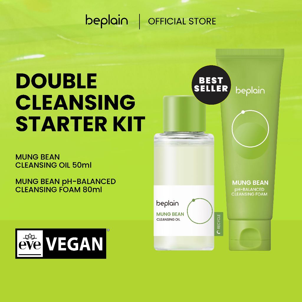 Jual BEPLAIN DOUBLE CLEANSING STARTER KIT | Shopee Indonesia