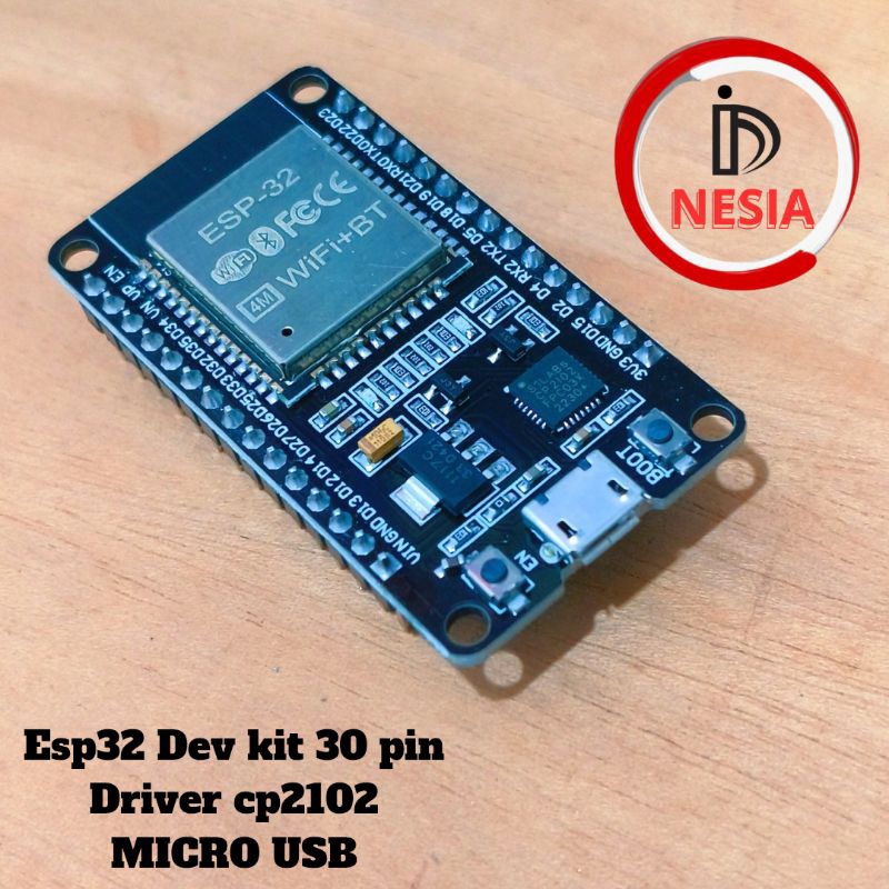 Jual esp32 devkit 30 pin - esp 32 devkit iot wifi + bluetooth | Shopee ...