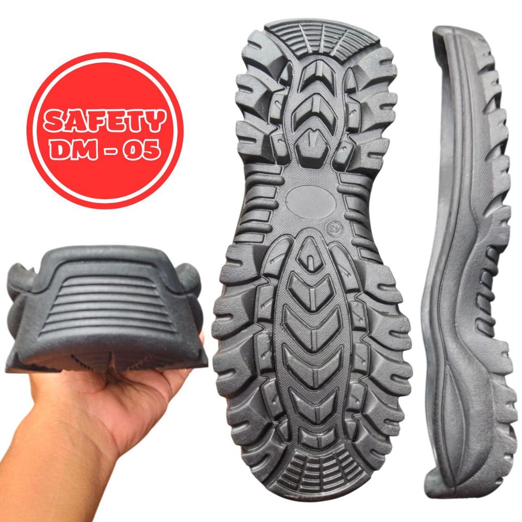 Jual OUTSOLE SOL Sepatu Safety Boots DM-05 Bahan PVC / Karet Campuran ...