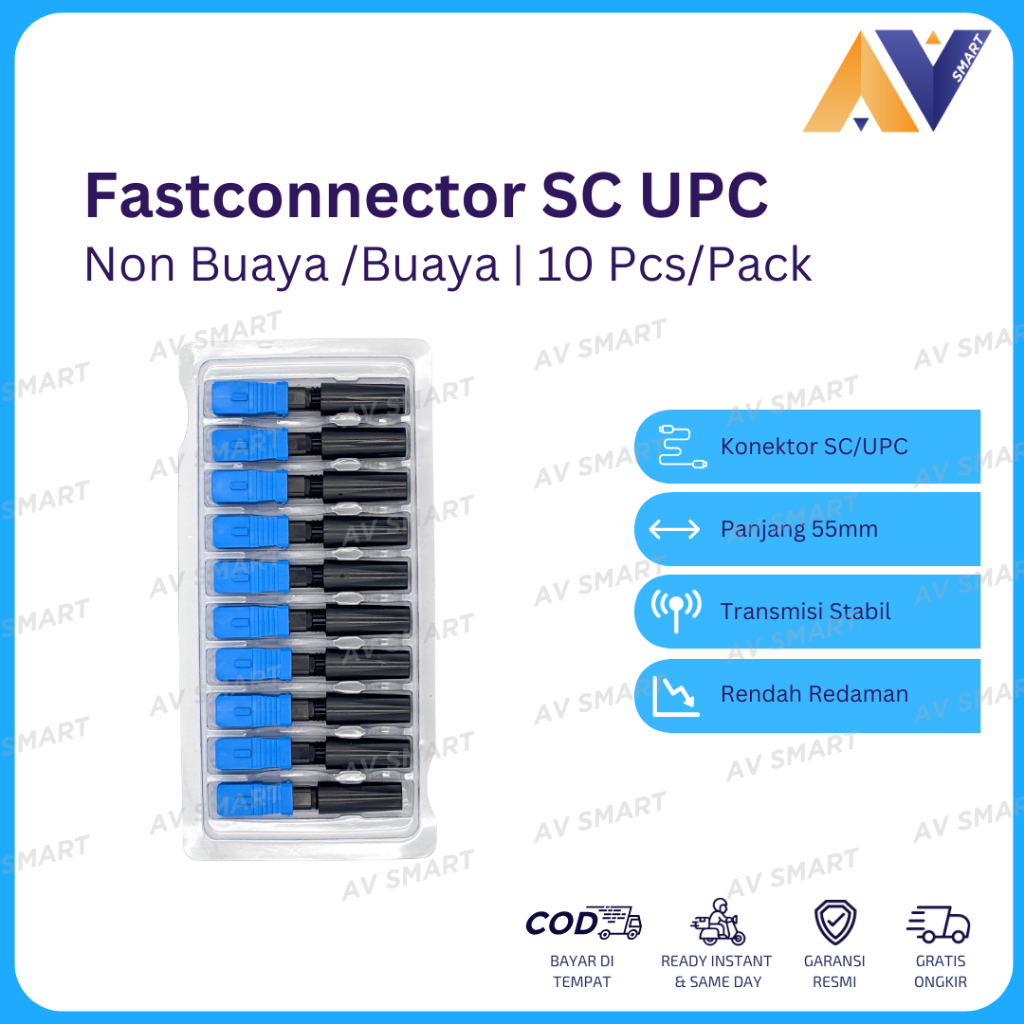 Jual Fastconnector SC UPC FO Fiber Optic Konektor Fast Connector Model ...