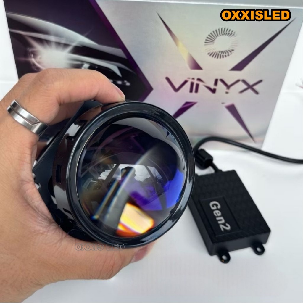 Jual Biled Projector Vinyx P45 Gen 3 Terbaru 3 inch Purple Lens 55 WATT ...