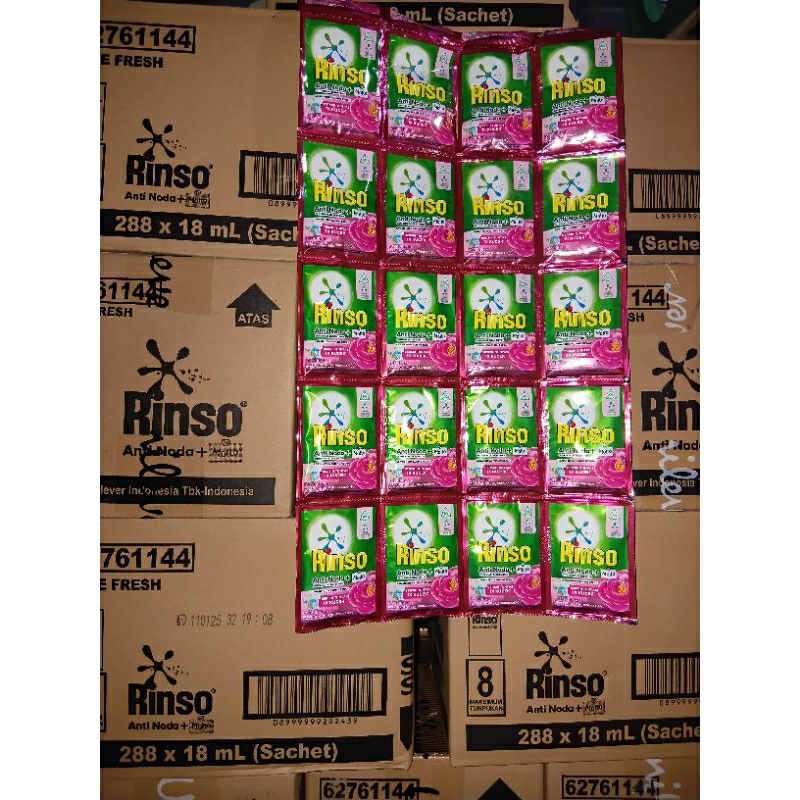 Jual rinso cair 500an ,gentle gen renceng( 4 lusin) | Shopee Indonesia