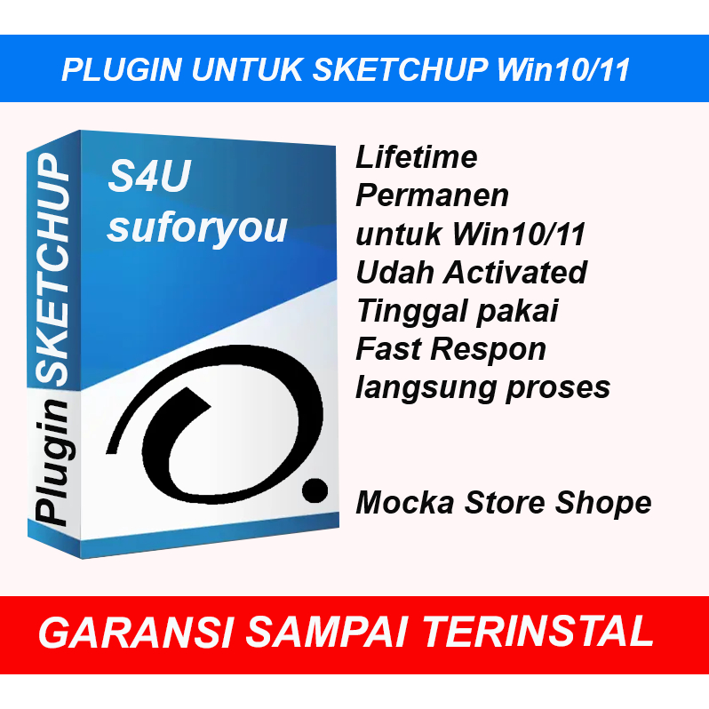 Jual s4u Pack atau Suforyou untuk SketchUp Paket Lengkap S4u Plugin ...