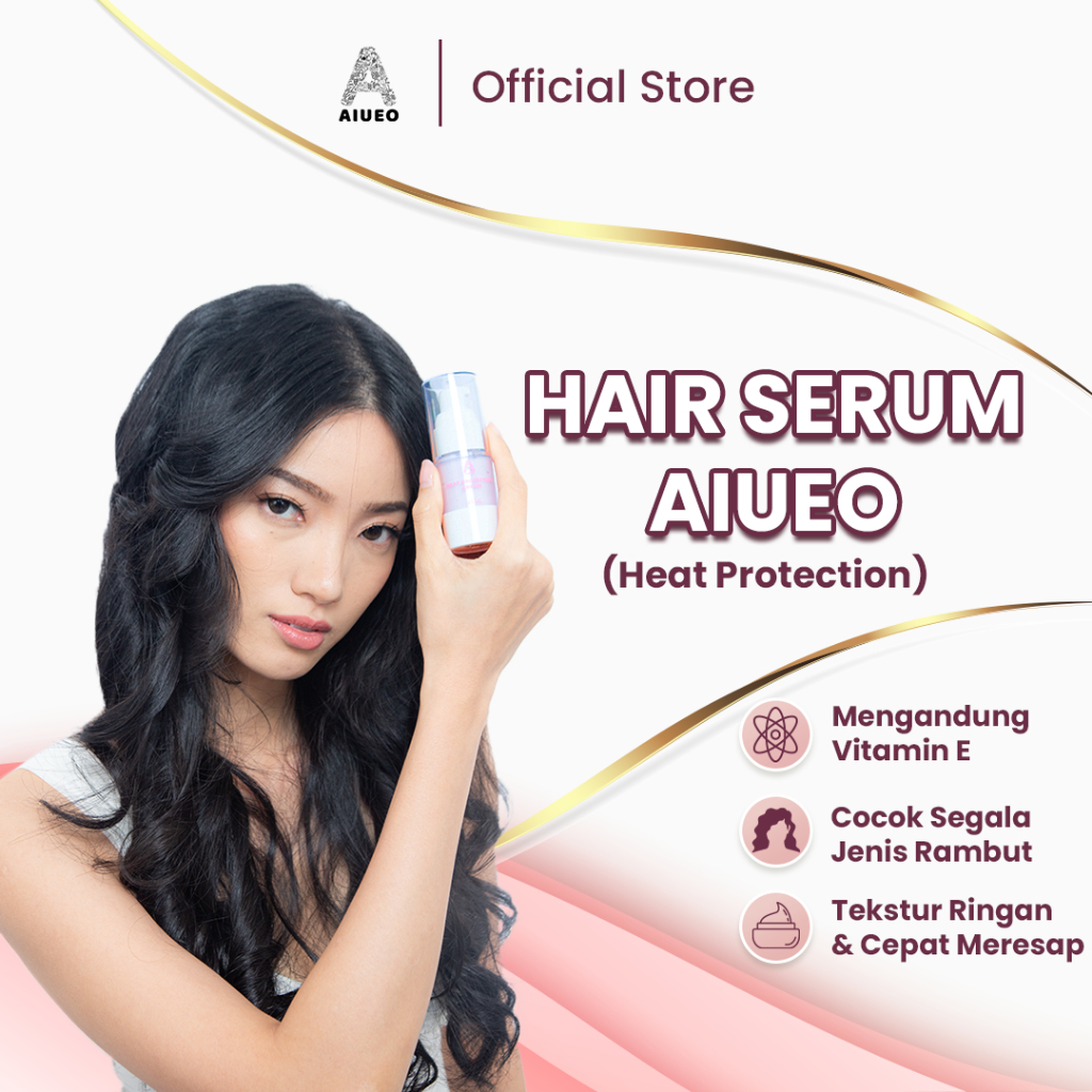 Jual AIUEO Heat Protection Cream 21ML - Hair Recovery / Vitamin Rambut ...