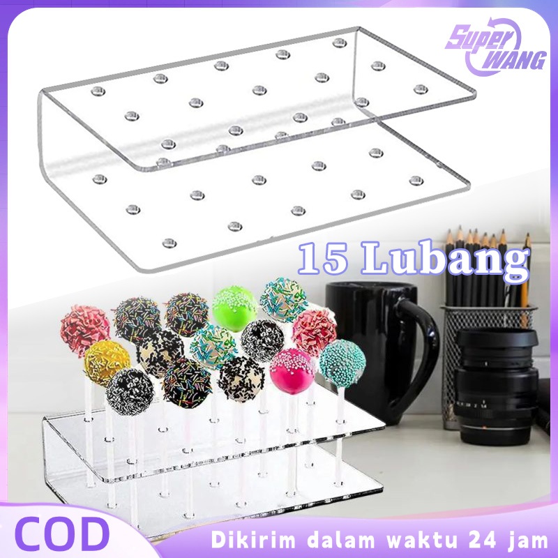 Jual Rak Display Lolipop 15lubang Stand Lolipop Display Rak Permen ...