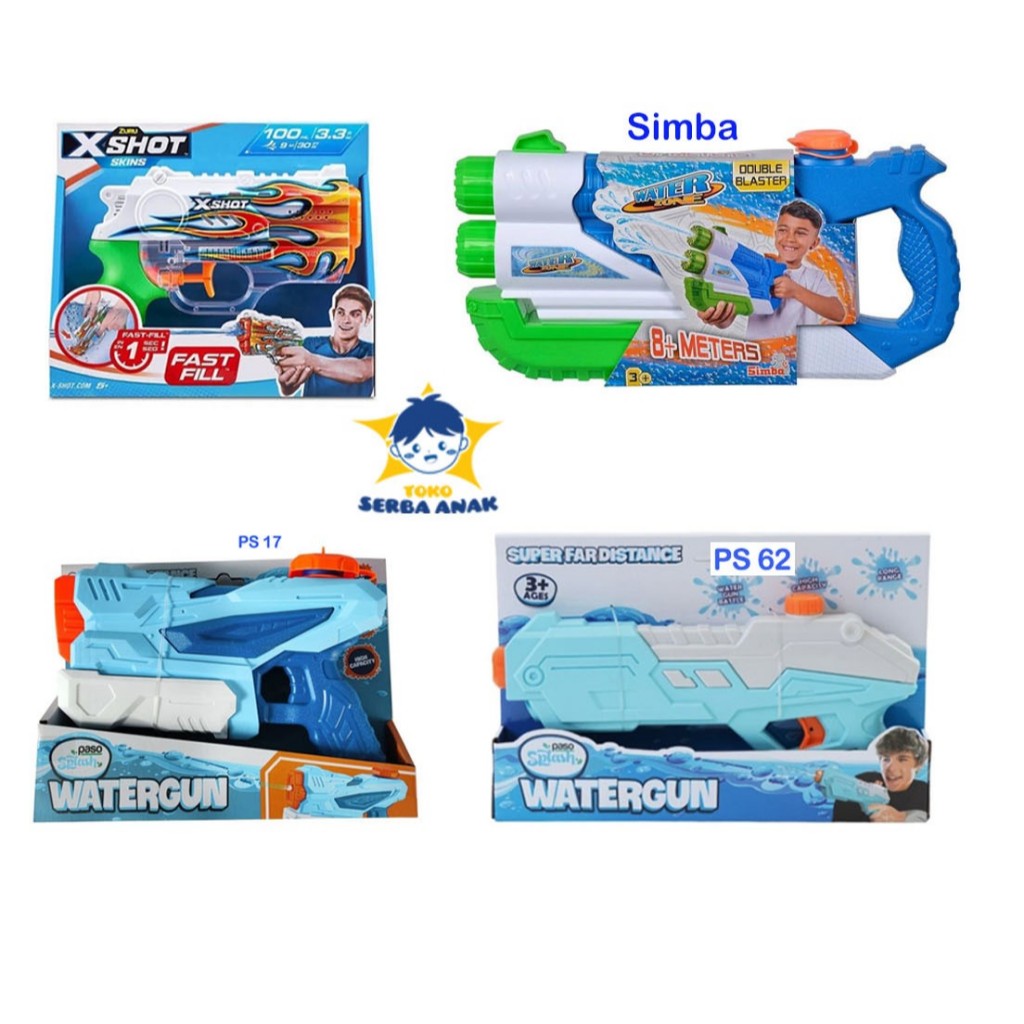 Jual Tembak Air SIMBA PASO Splash Water Gun Fast Fill Super Soaker ...