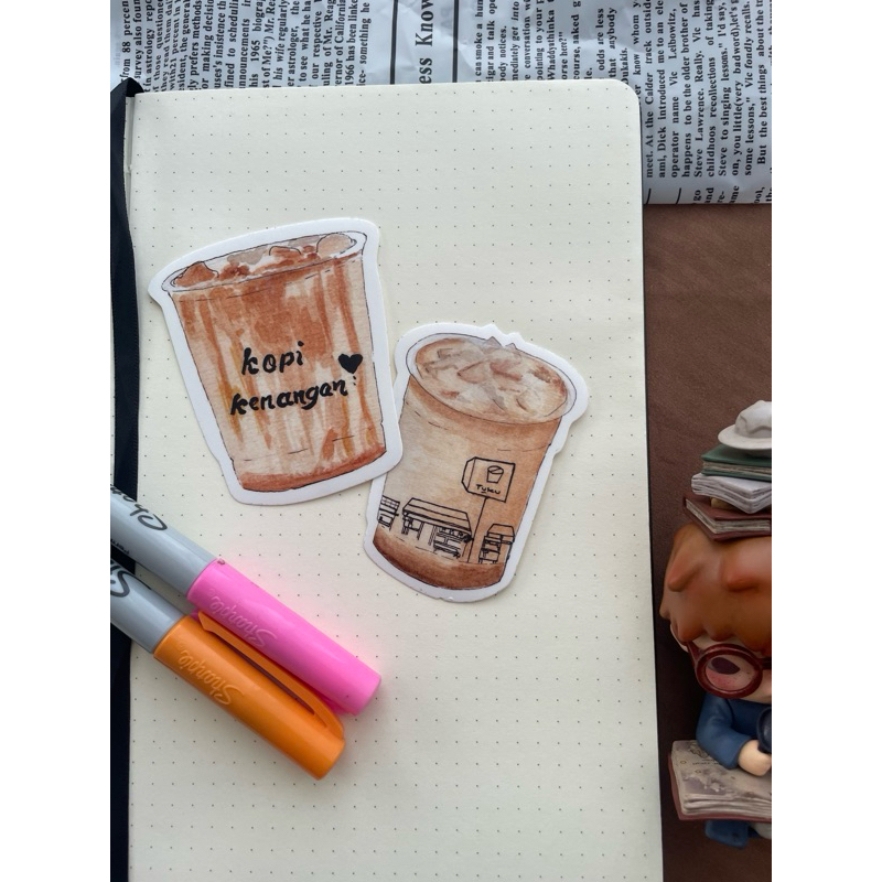 Jual Sticker Diecut Coffee Edition - Kopi Kenangan & Tuku | Shopee ...