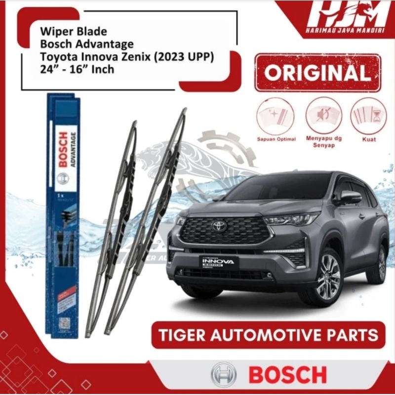 Jual WIPER BLADE DEPAN TOYOTA INNOVA ZENIX / INOVA HYBRID 2023 BOSCH ...