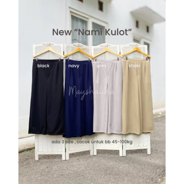 Mayshaliha Celana Kerja Office Strech Nami Kulot Fit Jumbo