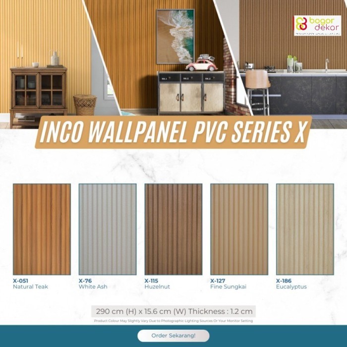 Jual Wallpanel INCO Seri X Tebal 1,2cm / Panel Dinding Modern Wood ...