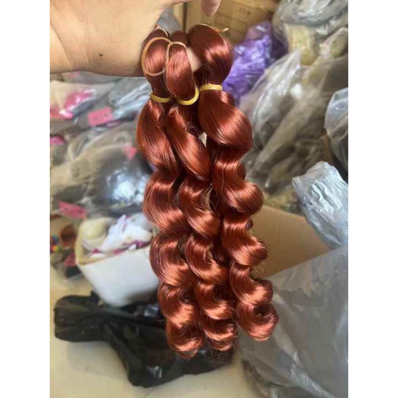 Jual SHORT BOB HAIR STYLE ITALIAN CURL CLASSIC HAIR EXTENSIONS BULK ...