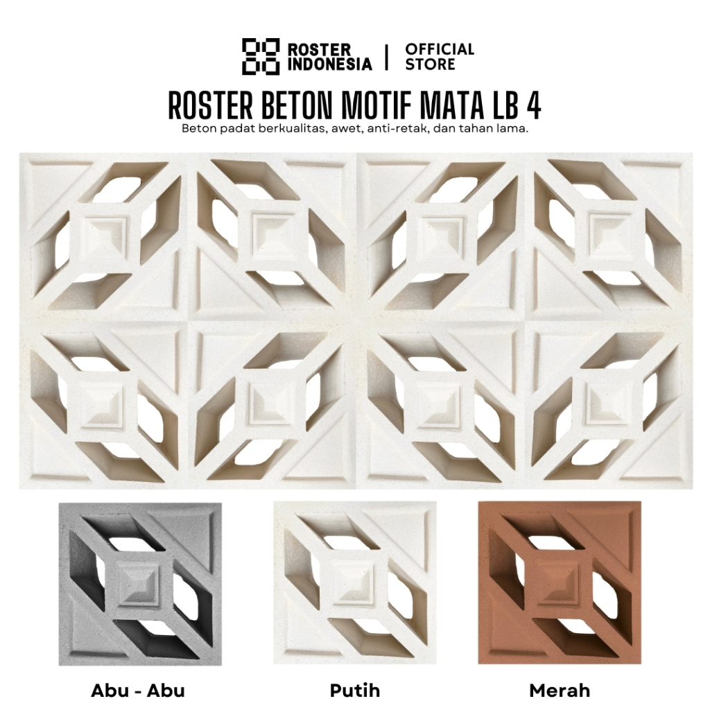 Jual Roster Indonesia - Roster Beton Mata LB 4 Roster Beton Minimalis ...