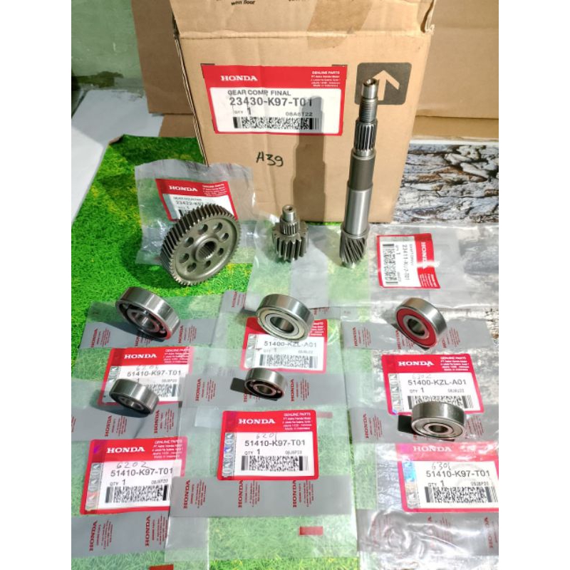 Jual GIGI RASIO SET ISI 3 PLUS BEARING RASIO SET ISI 6 HONDA PCX 150 ...