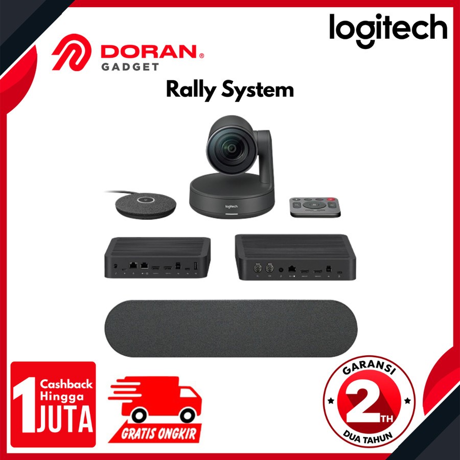 Jual LOGITECH Rally System Webcam Ultra HD - Original - Garansi Resmi 2 ...