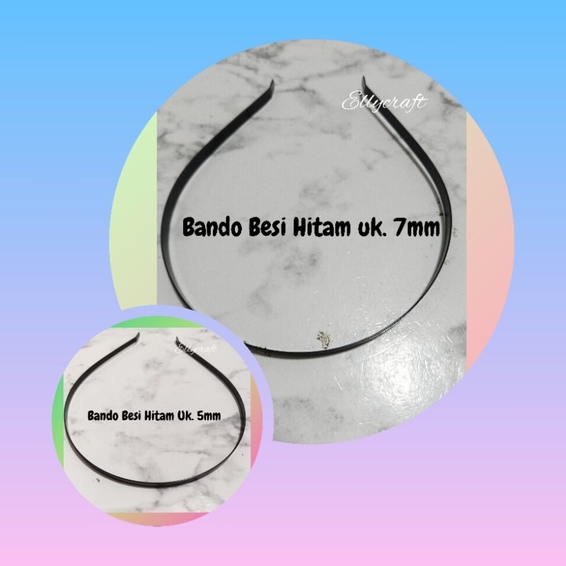 Jual 1pc Bando Besi Hitam Uk. 5mm 7mm | Shopee Indonesia