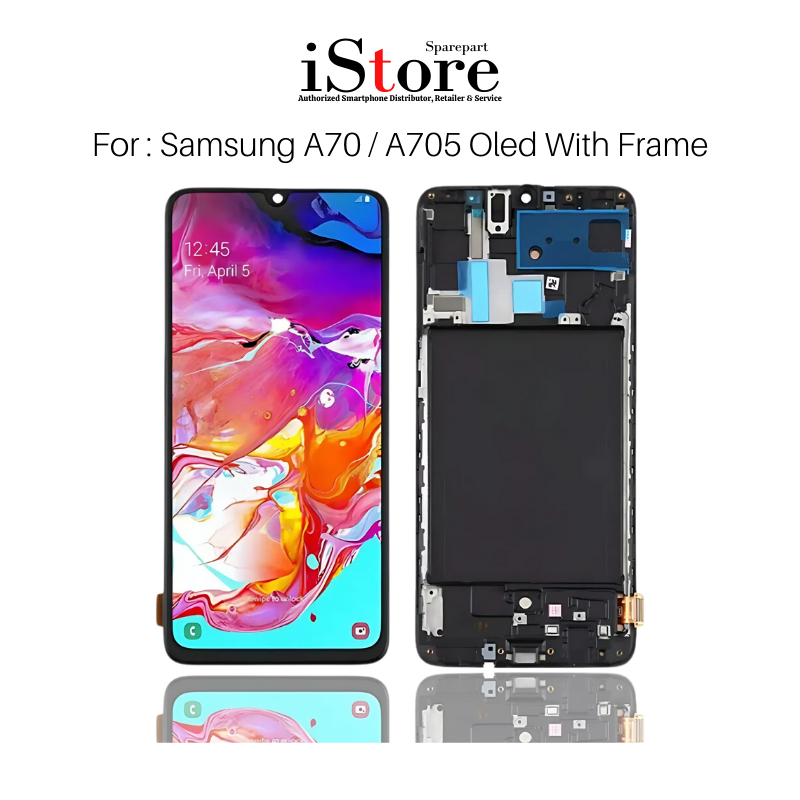 Jual iStore Lcd Samsung Galaxy A70 / A705 Oled With Frame Finger On ...