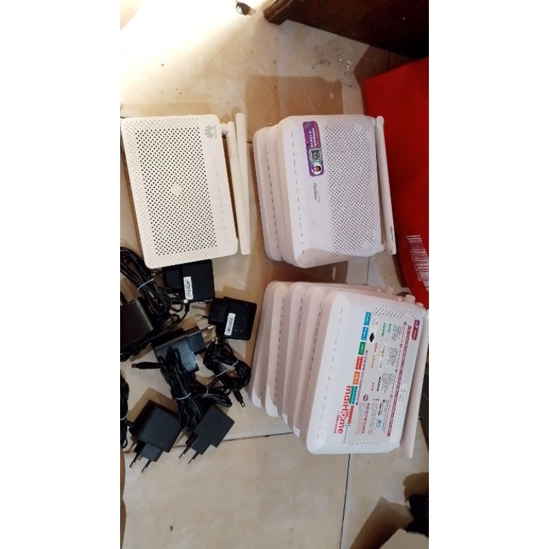 Jual Routermodem fh Indihome 9 unit + 6 unit adptor | Shopee Indonesia