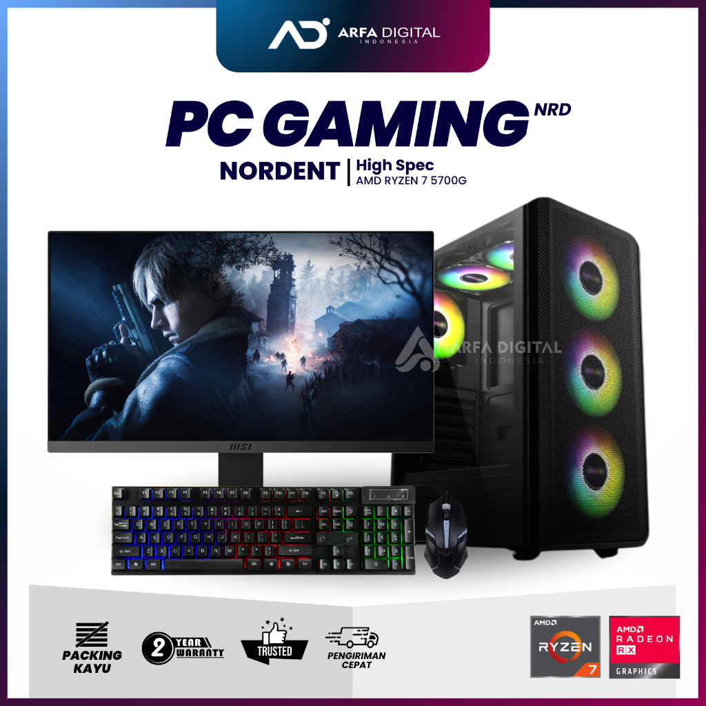 Monitor dan Keyboard