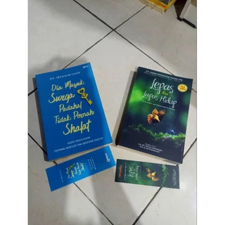 OBRAL BUKU MURAH ORIGINAL / BUKU AGAMA ISLAM / 1 PAKET 2 BUKU / LEPAS DARI LEPAS HIDUP / DIA MASUK SURGA PADAHAL TIDAK PERNAH SHALAT / FILSAFAT / BACAAN ISLAM / ISLAM / MOTIVASI /