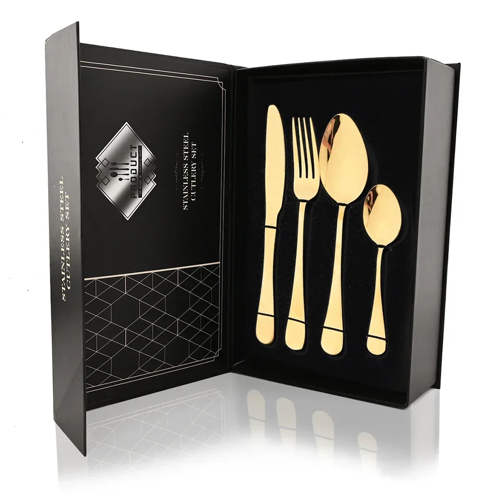 Jual Set Peralatan Makan 24 Pcs Stainless Steel – Desain Elegan