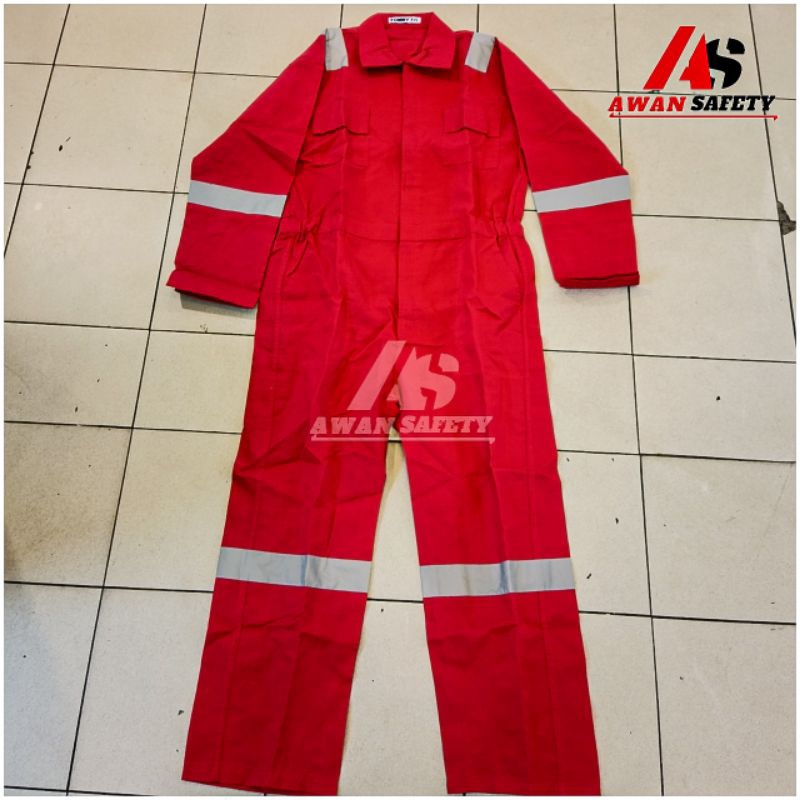 Jual Wearpack Safety Merah / Baju Safety Proyek/Seragam Safety/Baju ...