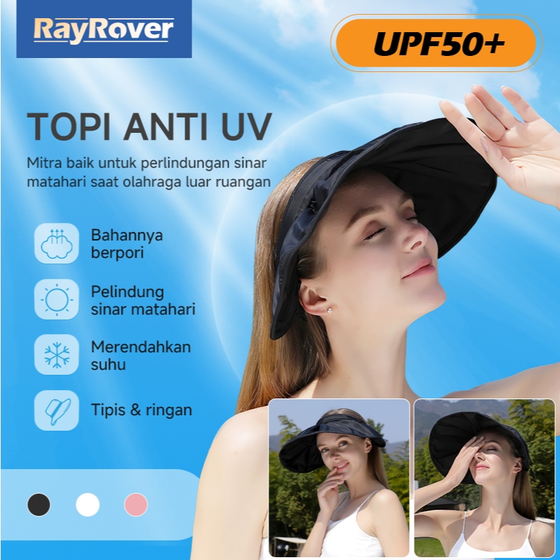 Jual RayRover Topi Anti-UV Didesain Terbuka Bagian Atas Perlindungan ...