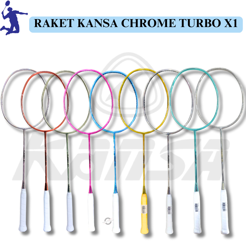 Jual RAKET BULUTANGKIS KANSA TURBO X1 CHROME MADE IN TAIWAN ORIGINAL ...