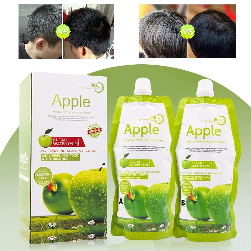 Jual Apple Hair Color Semir Rambut Beruban - Krim Pewarna Rambut ...