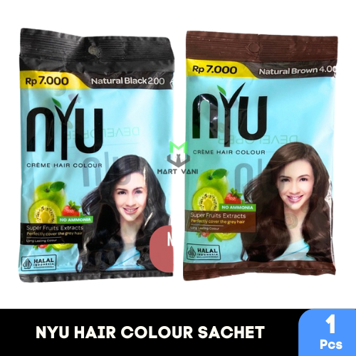 Jual NYU HAIR COLOUR SACHET 20g - Pewarna Rambut | Shopee Indonesia
