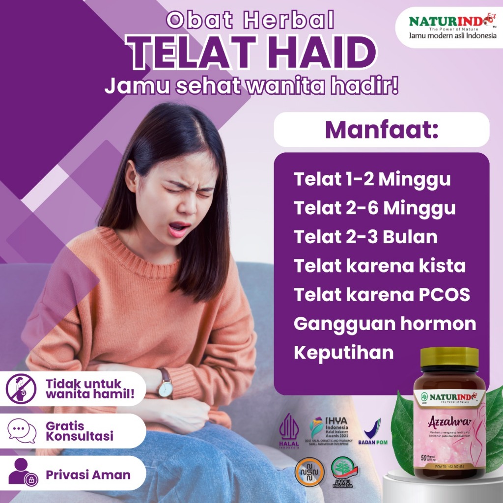 Jual Obat Telat Dateng Bulan Pelancar Haid Pelancat Tidak Teratur Nyeri ...